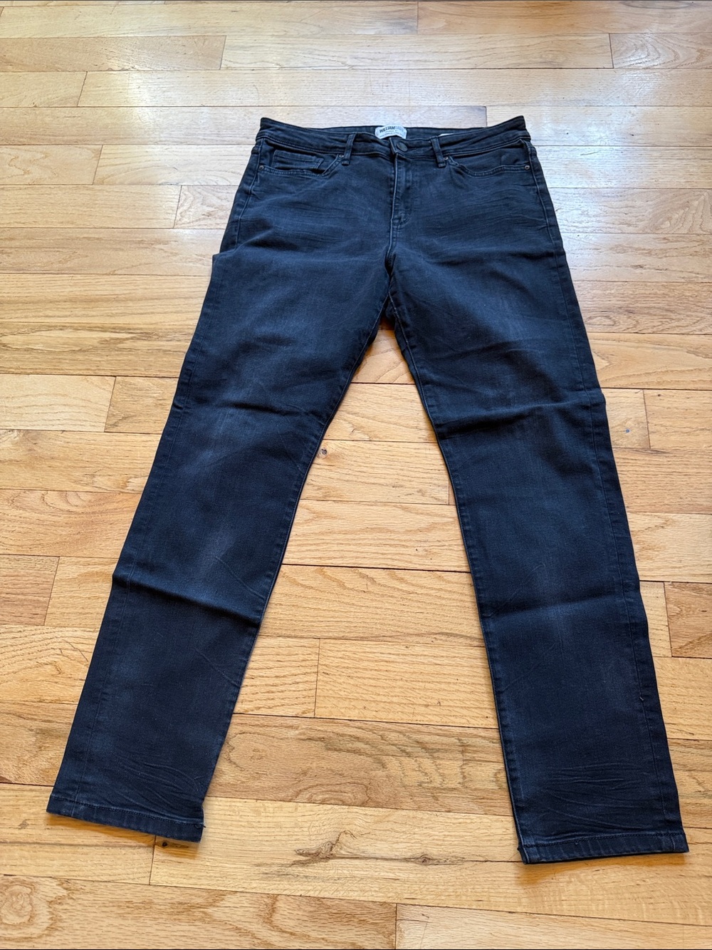 William Rast Men's Slim Straight Jeans in Black